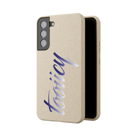 Eco-Friendly Biodegradable Phone Case - 'Tooiicy' Design
