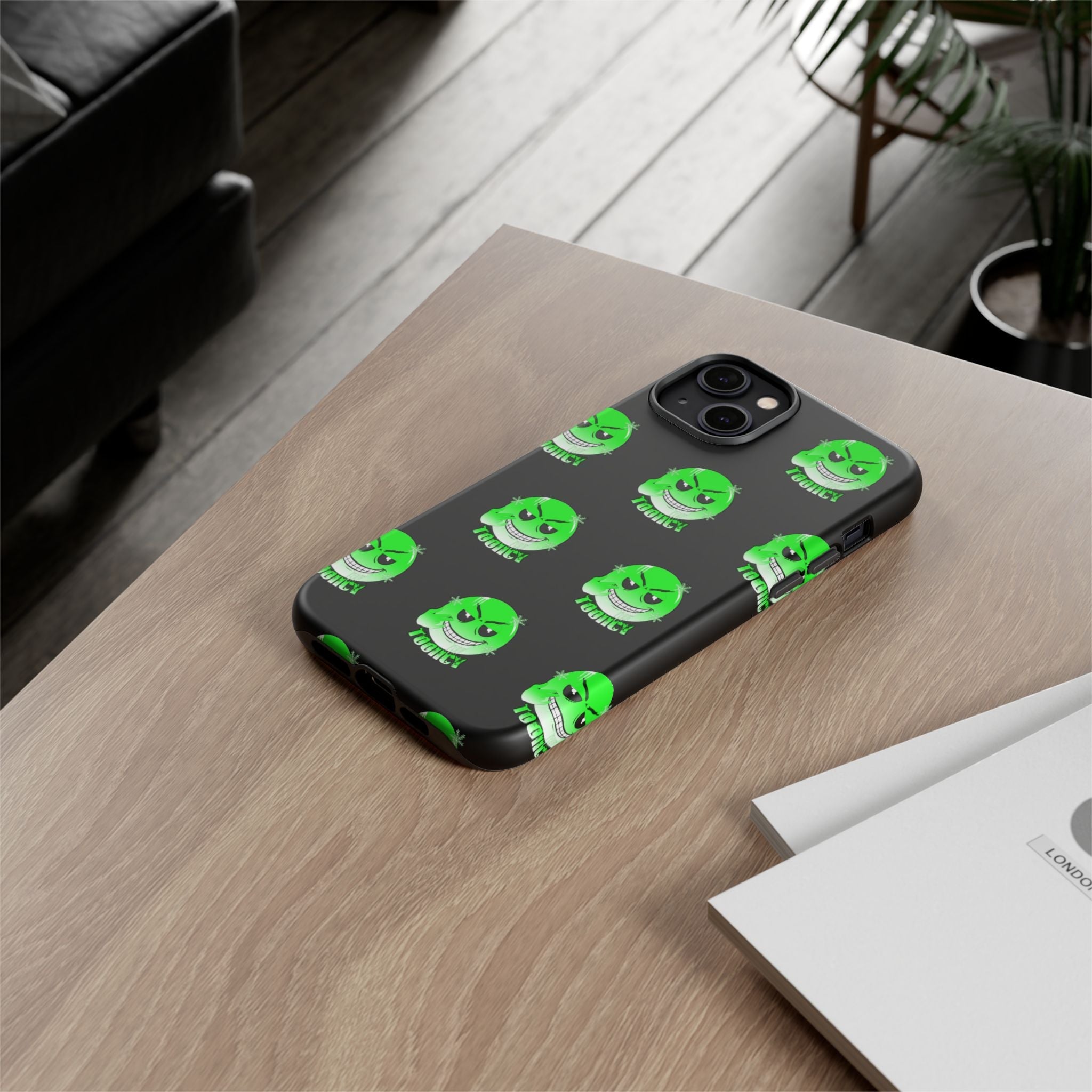 Phone Case - Green Face Tooiicy Design Printify