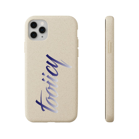 Eco-Friendly Biodegradable Phone Case - 'Tooiicy' Design