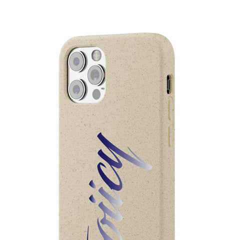 Eco-Friendly Biodegradable Phone Case - 'Tooiicy' Design