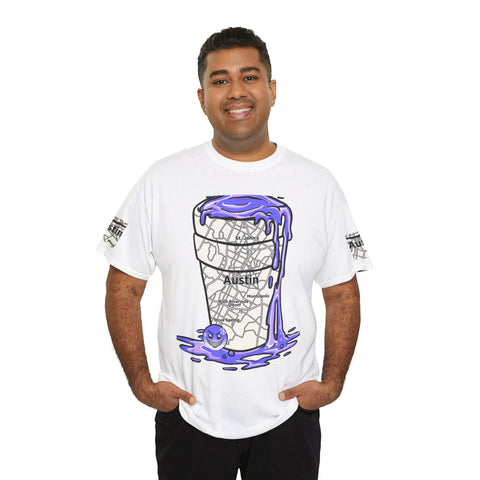 Austin Texas Map Texas Tea Shirt from Tooiicy Clothing Printify