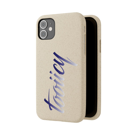 Eco-Friendly Biodegradable Phone Case - 'Tooiicy' Design