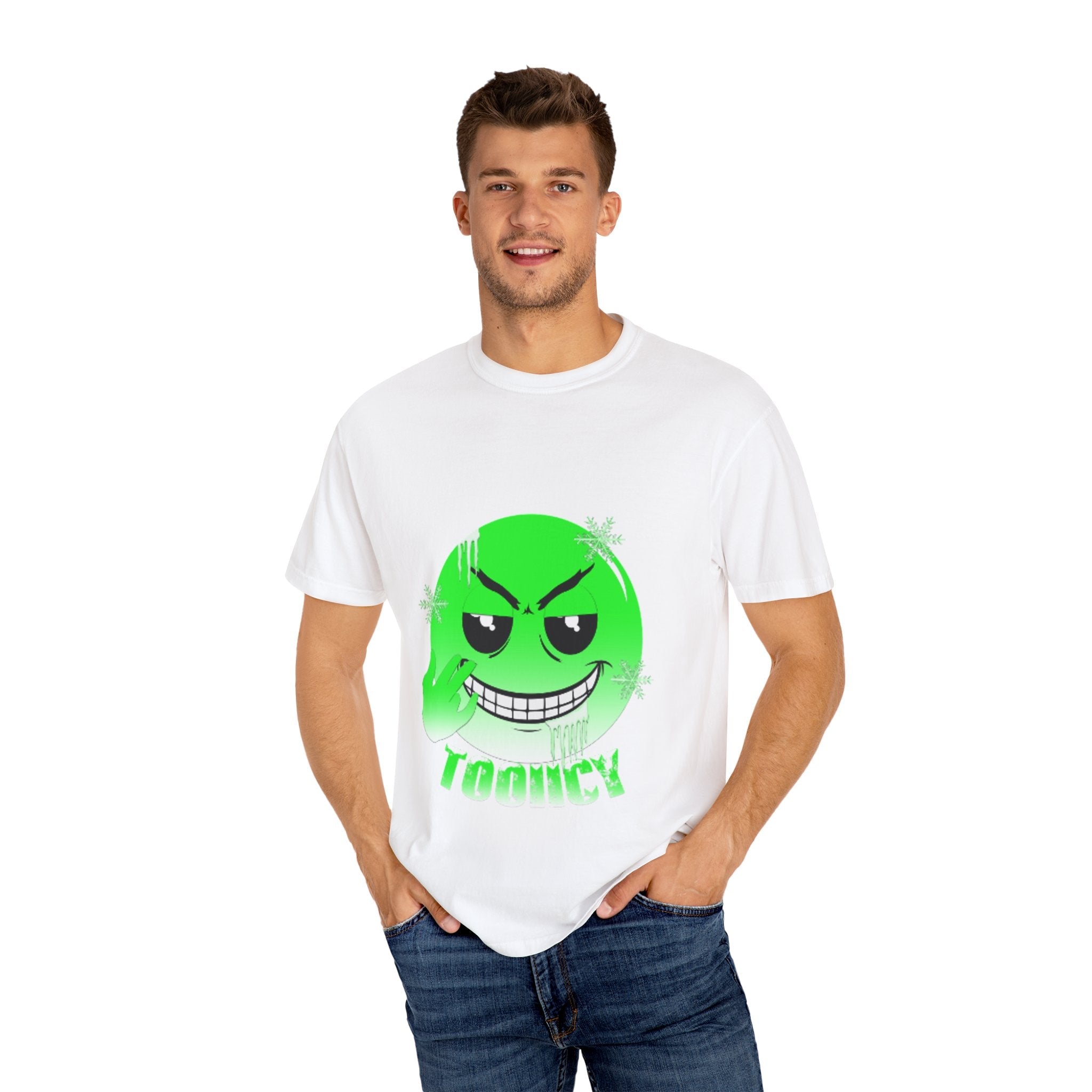 Tooiicy Green Face T-shirt Printify