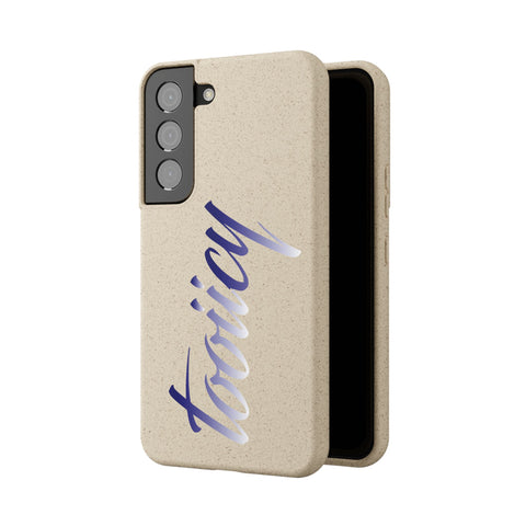 Eco-Friendly Biodegradable Phone Case - 'Tooiicy' Design