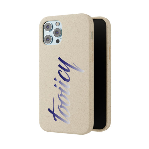 Eco-Friendly Biodegradable Phone Case - 'Tooiicy' Design