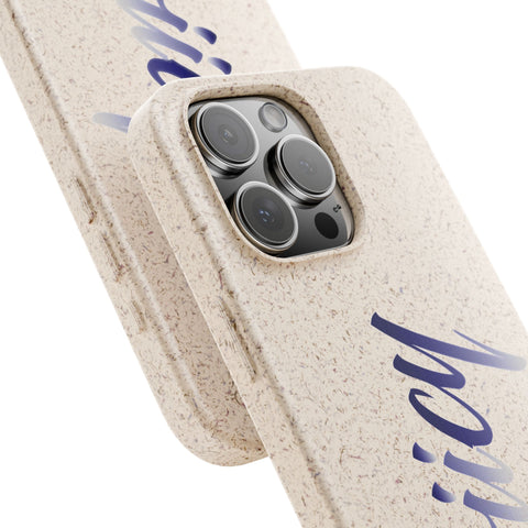 Eco-Friendly Biodegradable Phone Case - 'Tooiicy' Design