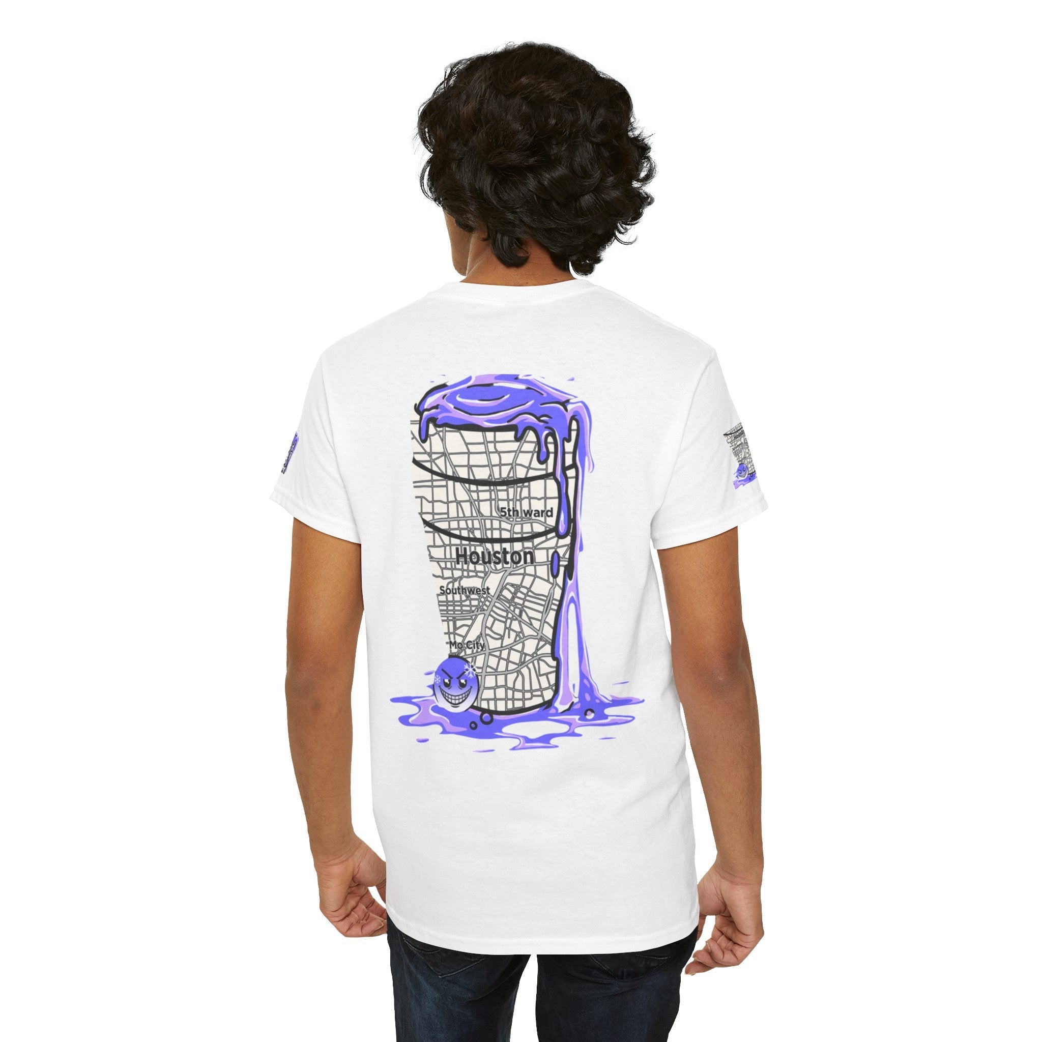 Houston Map Tooiicy Texas Tea-Shirt Printify