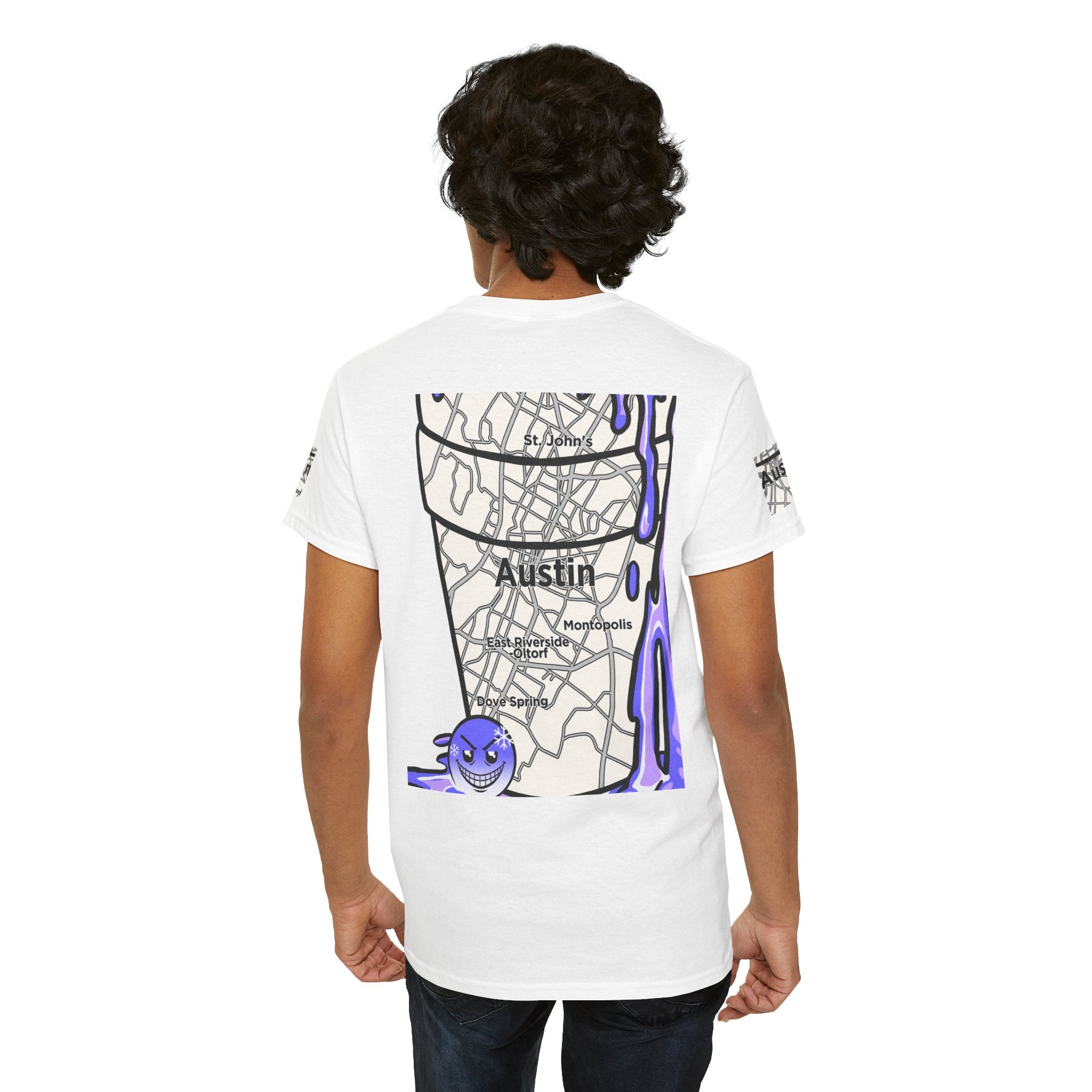 Austin Texas Map Texas Tea Shirt from Tooiicy Clothing Printify