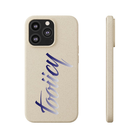 Eco-Friendly Biodegradable Phone Case - 'Tooiicy' Design