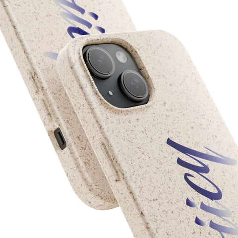 Eco-Friendly Biodegradable Phone Case - 'Tooiicy' Design