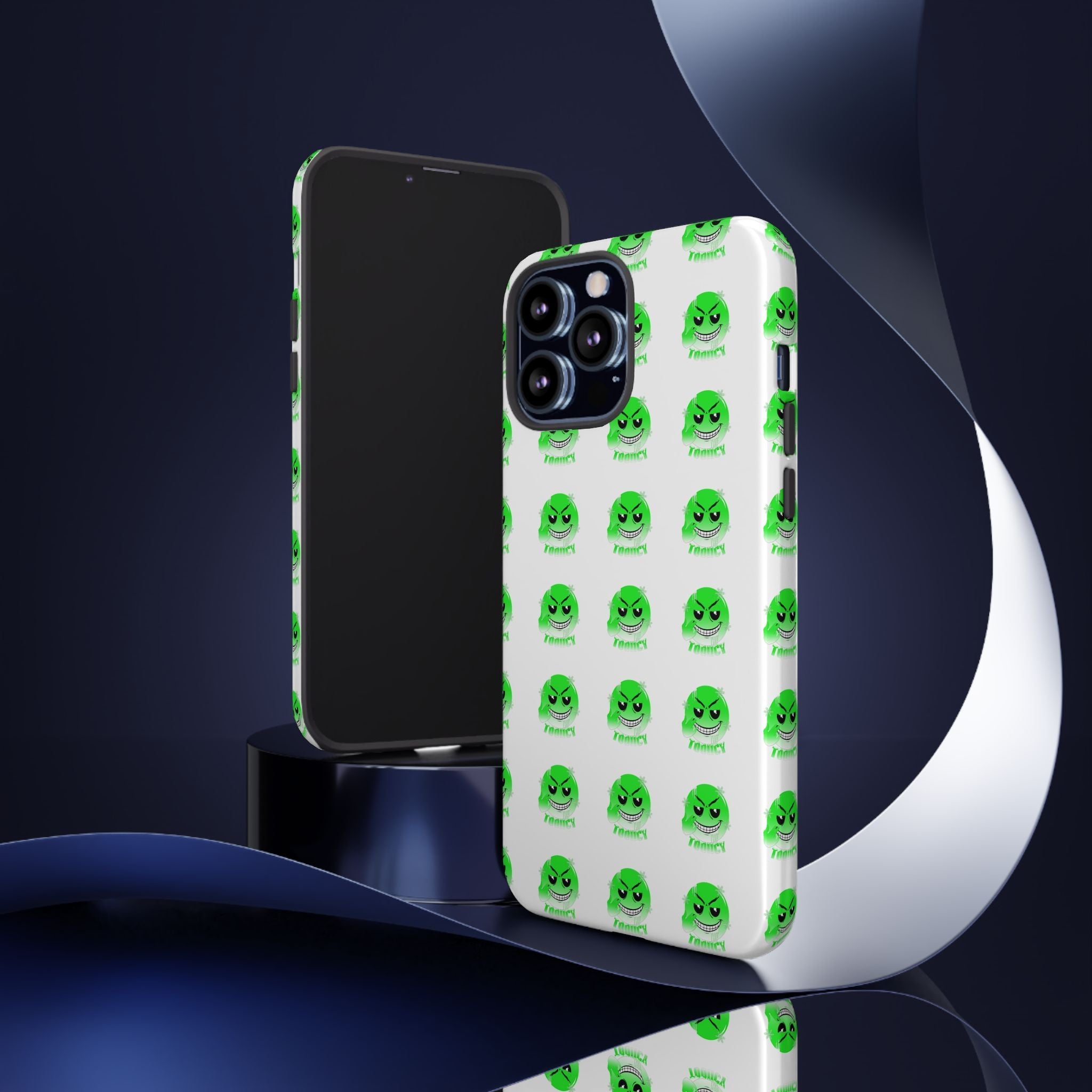 Tooiicy Green Face Phone Case Printify
