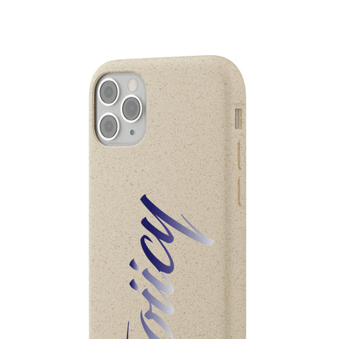 Eco-Friendly Biodegradable Phone Case - 'Tooiicy' Design