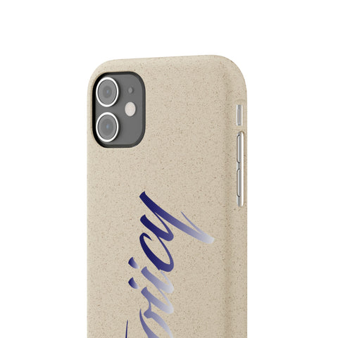 Eco-Friendly Biodegradable Phone Case - 'Tooiicy' Design